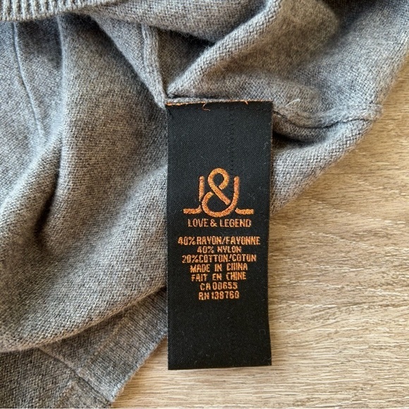 Love  & Legend Cowl Neck Fringe Sweater - Picture 13 of 16